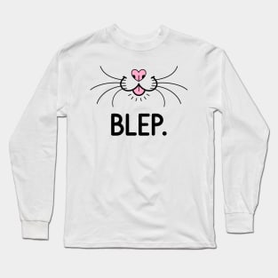 Blep Cat Tongue (Light) Long Sleeve T-Shirt